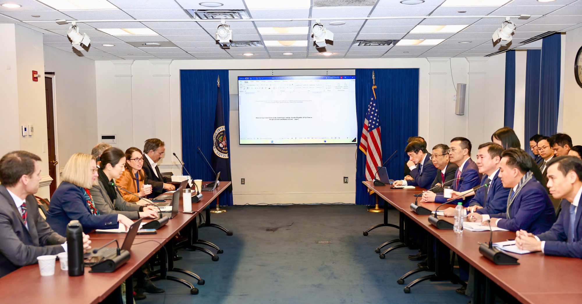 Việt Nam - Mỹ thống nhất sớm hoàn tất Hiệp định thương mại đối ứng - Ảnh 1