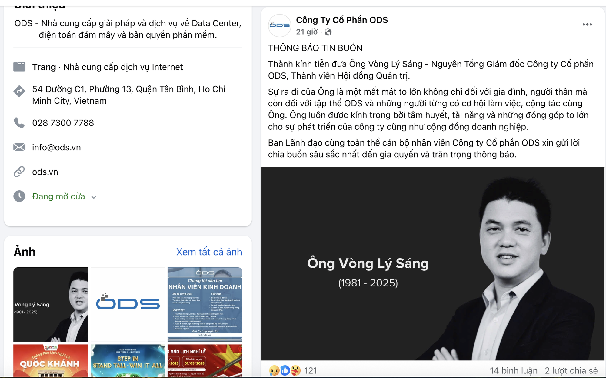 Một CEO công nghệ ở TP HCM đột ngột qua đời - Ảnh 1