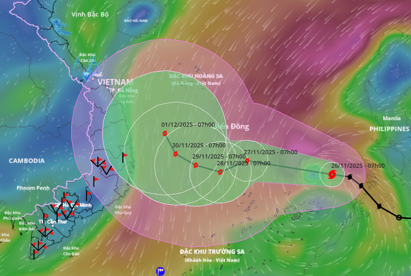 Bão số 15 diễn biến rất khó lường - Ảnh 1