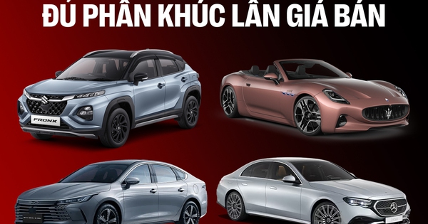 8 xe ra mắt Việt Nam tháng 10/2025: Rẻ nhất 520 triệu đồng, đắt nhất hơn 13 tỷ đồng, từ sedan đến SUV, đủ động cơ xăng điện và hybrid