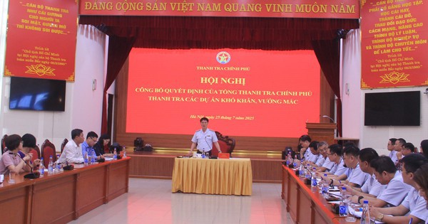 Công bố kết luận thanh tra các dự án có khó khăn, vướng mắc tại Bộ Văn hóa, Thể thao và Du lịch