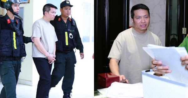Hình ảnh doanh nhân Nguyễn Quốc Vũ thời điểm bị bắt giữ