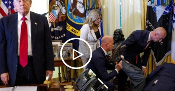 Đại diện hãng dược ngất xỉu khi ông Trump công bố thỏa thuận giảm giá thuốc