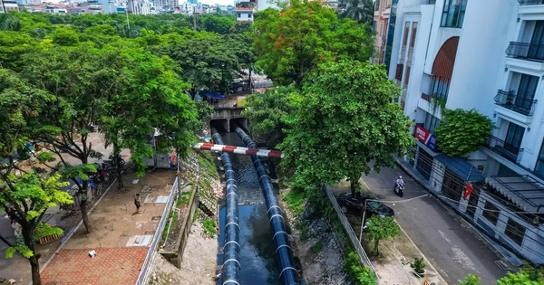 Hà Nội dừng phương án lấy nước sông Hồng bổ cập cho sông Tô Lịch theo dọc đường Võ Chí Công