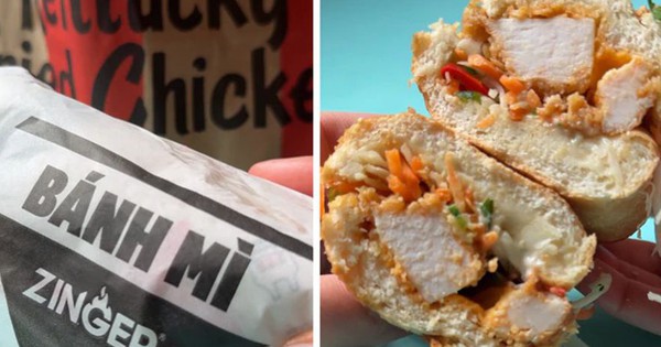 KFC chính thức đưa món bánh mì vào menu