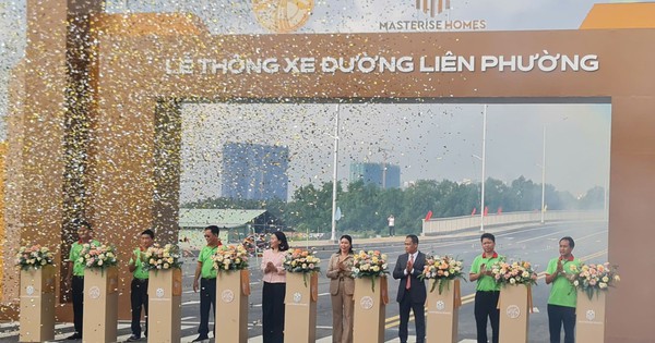 TP HCM: Thông xe đường Liên Phường, giảm áp lực nút giao An Phú