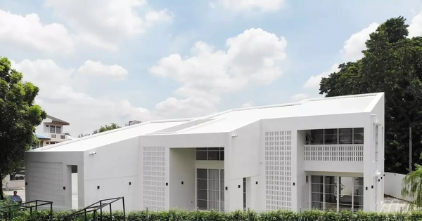 Giải pháp 'xoay nghiêng' nhà giúp không gian luôn thoáng mát