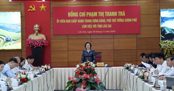 Phó Thủ tướng Phạm Thị Thanh Trà gợi mở 7 nhóm nhiệm vụ trọng tâm cho Lào Cai
