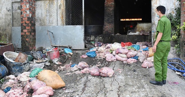 Cận cảnh cơ sở chế biến mỡ quy mô lớn, ẩn mình trong khu nghĩa trang