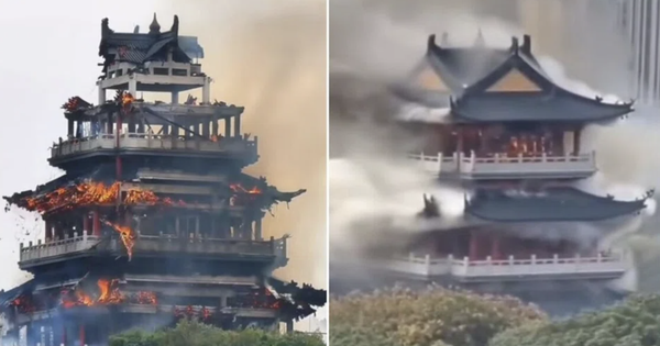 Thông tin bất ngờ về vụ cháy "tòa tháp 1.500 tuổi" ở Trung Quốc