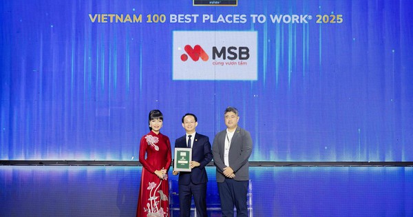 MSB khẳng định vị thế “Top 100 nơi làm việc tốt nhất Việt Nam”