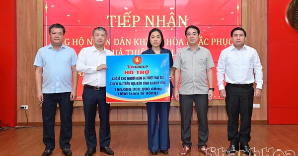 Vingroup hỗ trợ tỉnh Khánh Hòa 100 tỷ đồng khắc phục hậu quả thiên tai