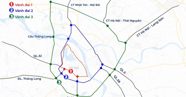 Chi tiết bản đồ khu vực dự kiến cấm xe máy xăng theo khung giờ tại Hà Nội