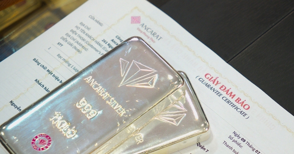 Giá bạc quay trở lại mốc 2 triệu đồng/lượng