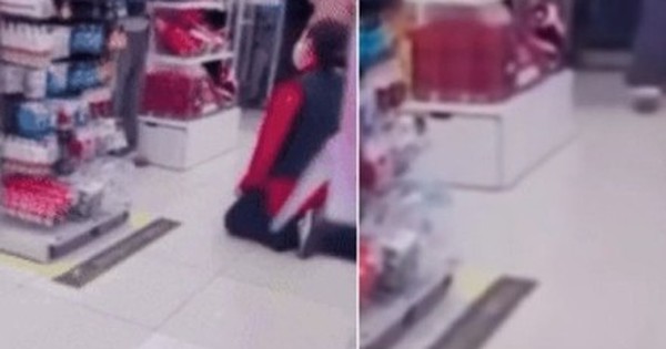 Phẫn nộ cảnh nhân viên cửa hàng phải quỳ xin lỗi sau khi nhắc nhở trẻ con