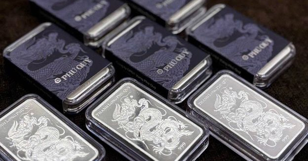 Tăng gần 6% một phiên, giá bạc phá đỉnh vượt 58 triệu đồng/kg