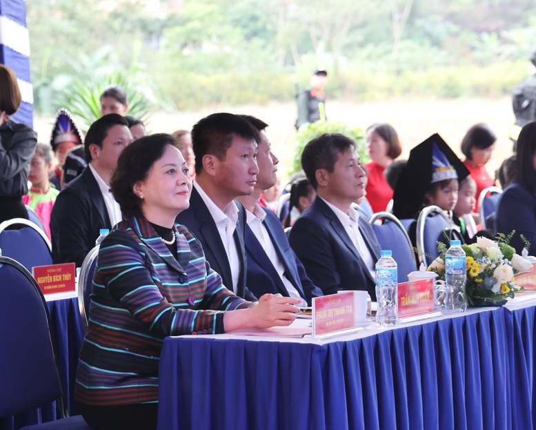 TỔNG THUẬT: Khởi công xây dựng các trường phổ thông nội trú tại các xã biên giới đất liền - Ảnh 26