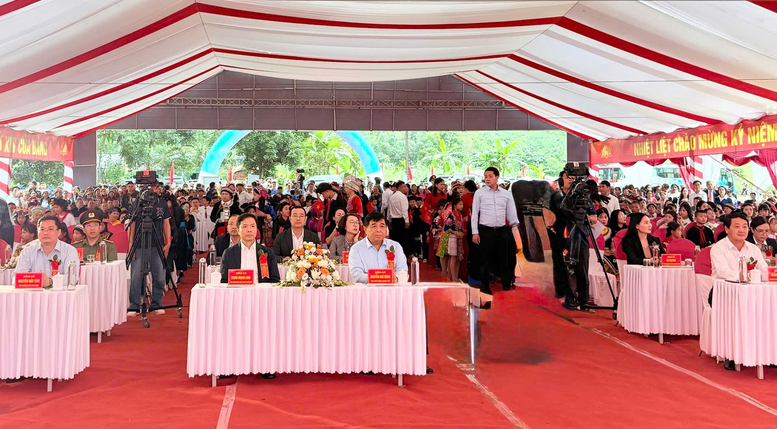 TỔNG THUẬT: Khởi công xây dựng các trường phổ thông nội trú tại các xã biên giới đất liền - Ảnh 21