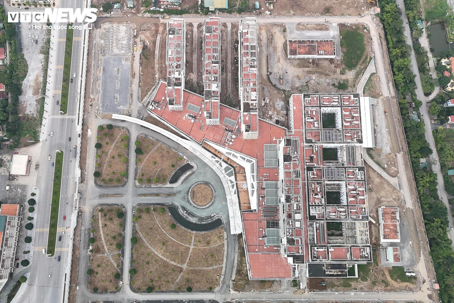 Diện mạo Bệnh viện Bạch Mai, Việt Đức cơ sở 2 trước ngày vận hành - Ảnh 7