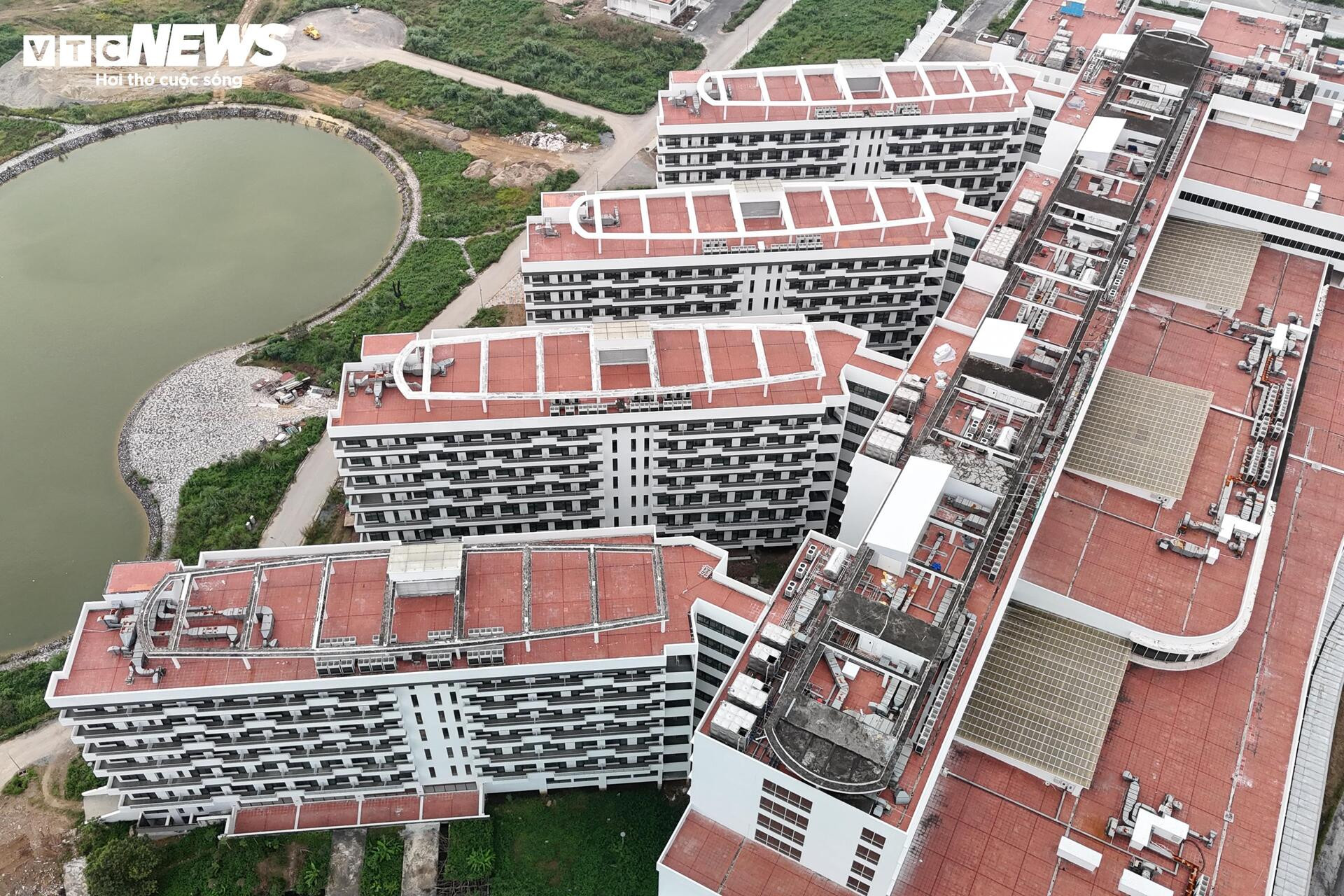 Diện mạo Bệnh viện Bạch Mai, Việt Đức cơ sở 2 trước ngày vận hành - Ảnh 4