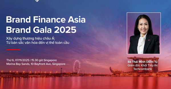 Giám đốc Khối Tiếp thị ngân hàng Techcombank sẽ tham gia đối thoại tại Diễn đàn Thương hiệu hàng đầu châu Á