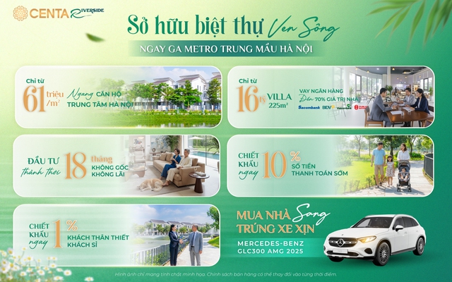 Biệt thự Centa Riverside - Cơ hội đón sóng hạ tầng Đông Bắc Hà Nội - Ảnh 3