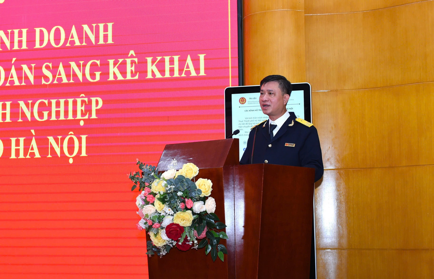 Hộ kinh doanh chuyển kê khai thuế: Thuế Hà Nội khẳng định không phải 'thêm thủ tục' - Ảnh 1