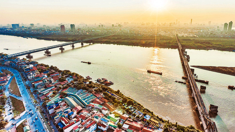 Hà Nội nghiên cứu trục cảnh quan sông Hồng quy mô 11.000 ha, vốn đầu tư hơn 400.000 tỷ đồng - Ảnh 1