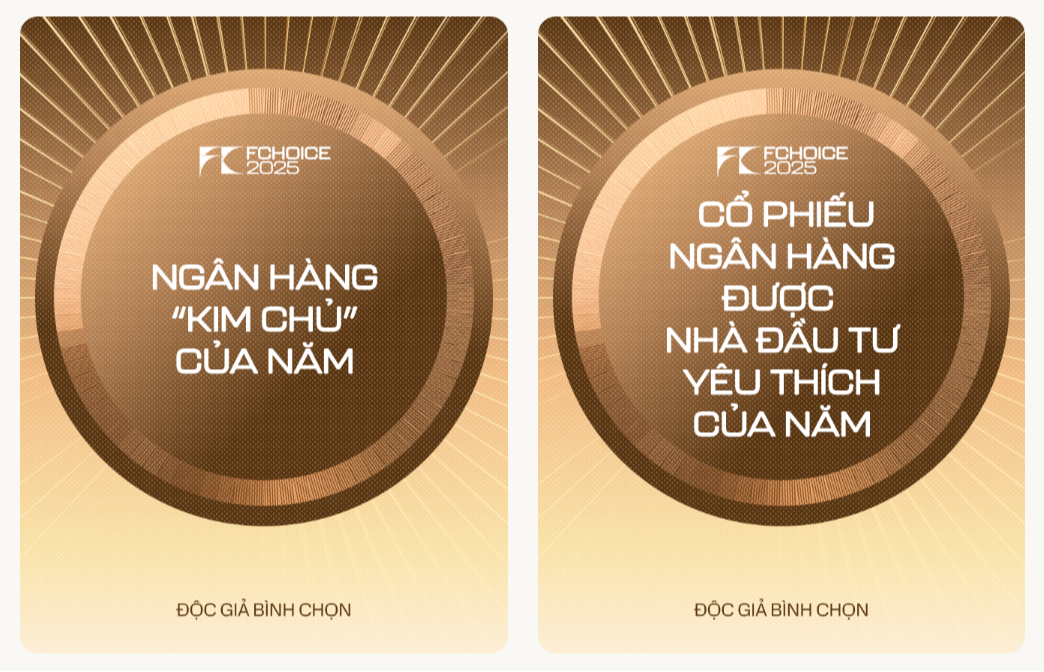 Chính thức mở cổng bình chọn "Ngân hàng Kim Chủ của năm" và "Cổ phiếu ngân hàng được nhà đầu tư yêu thích của năm" - Ảnh 1