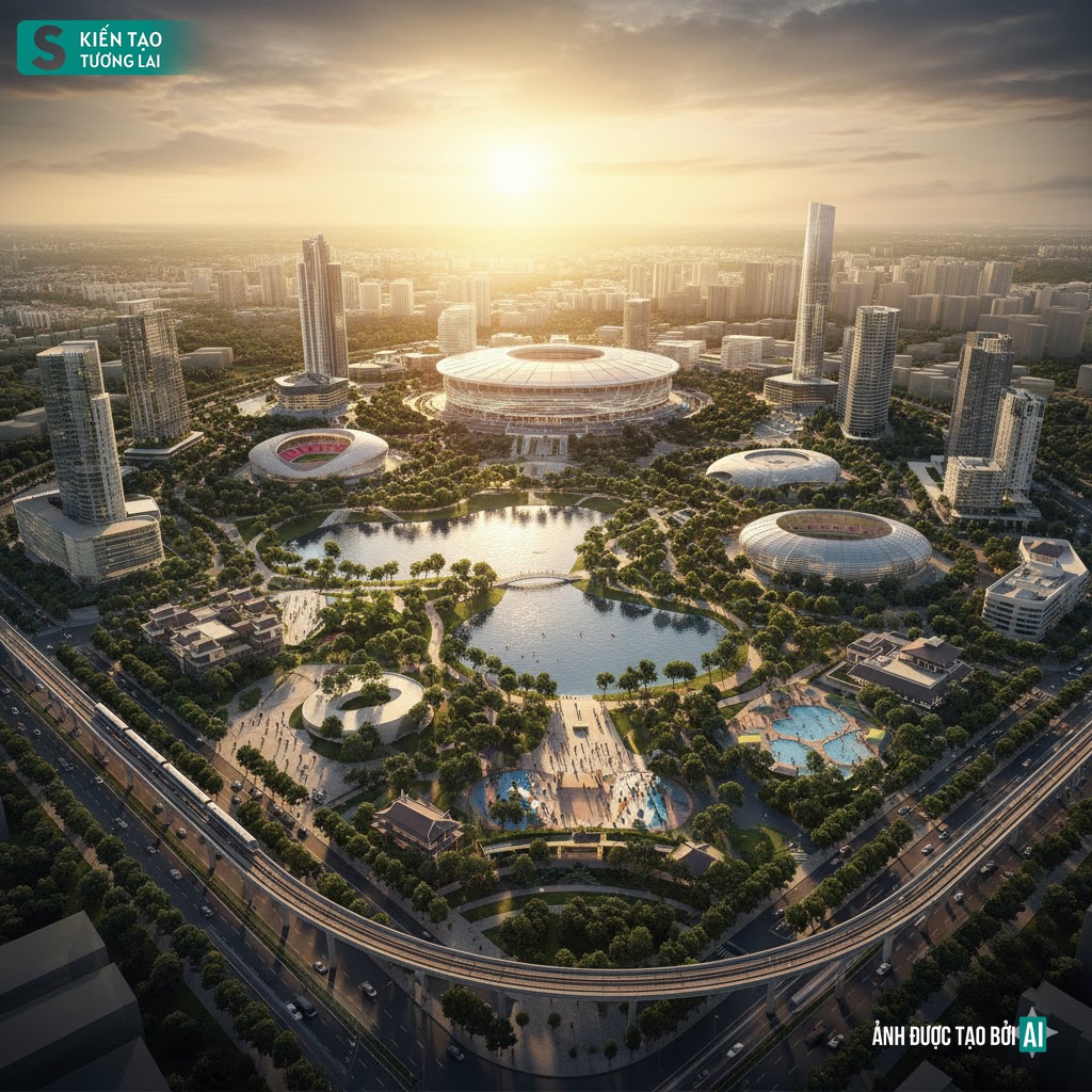 Chưa từng có: TP của Việt Nam sẽ có đô thị thể thao đẳng cấp Olympic rộng 16.000 ha khiến khu vực trầm trồ - Ảnh 3