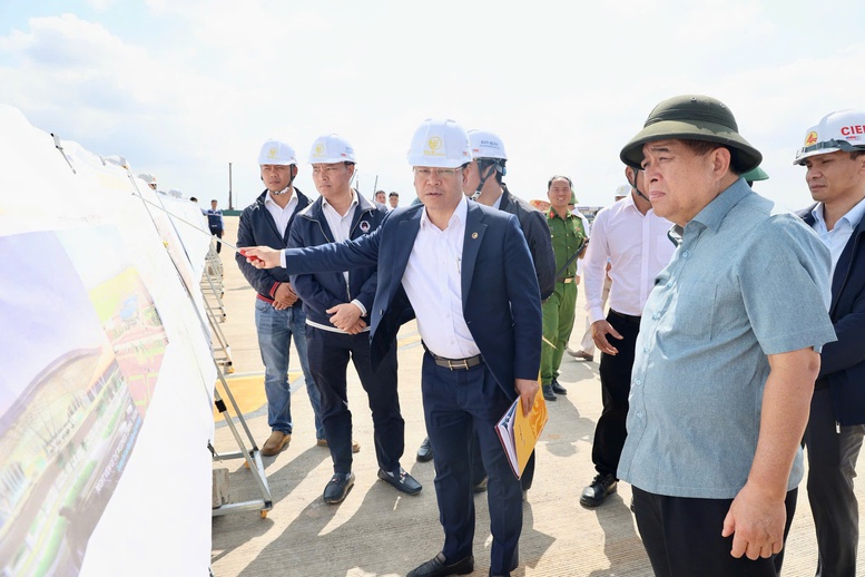 Tiến độ dự án cảng hàng không 5.800 tỷ của Liên danh T&T và CIENCO4 sau hơn 1 năm khởi công - Ảnh 1