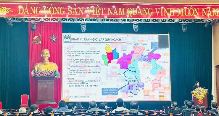 Hà Nội: Lấy ý kiến quy hoạch khu đô thị thể thao Olympic 16.000 ha - Ảnh 1