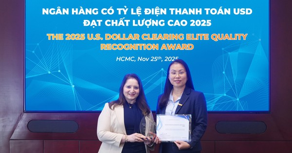 Sacombank nhận giải thưởng từ J.P.Morgan Chase, khẳng định năng lực xử lý điện thanh toán quốc tế hàng đầu tại Việt Nam