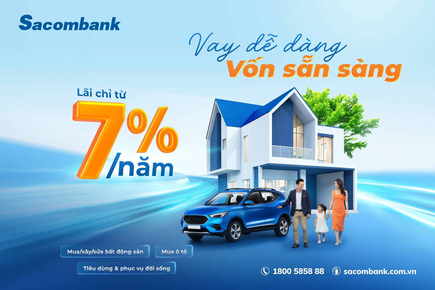 Sắm sửa cuối năm không lo nghĩ với lãi suất cho vay hấp dẫn từ Sacombank - Ảnh 1