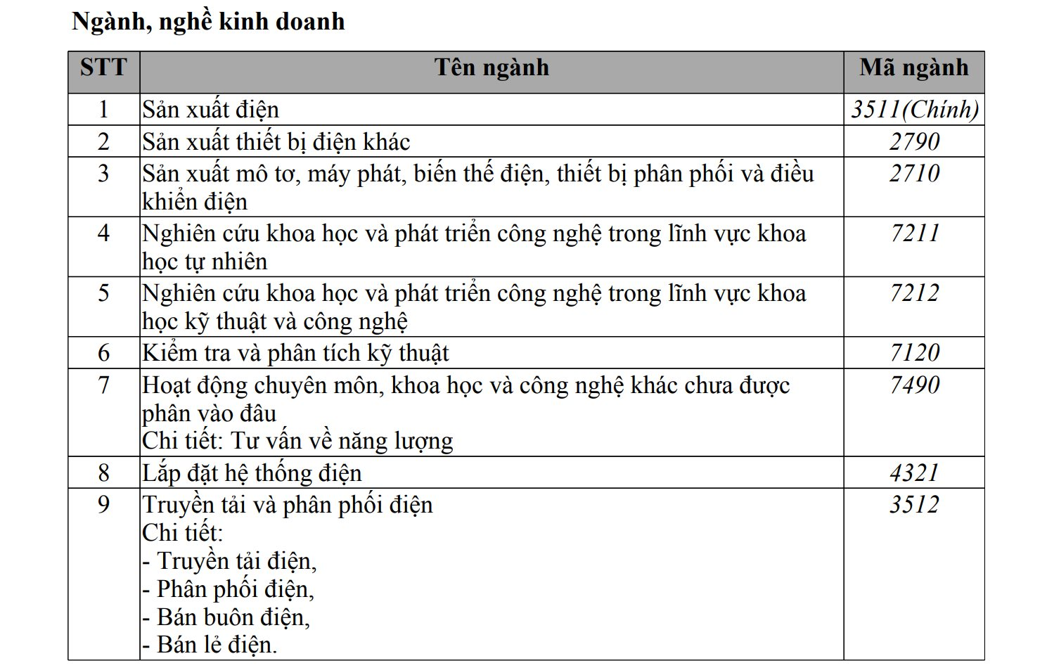 VinEnergo chính thức đăng ký ngành bán lẻ điện - Ảnh 1