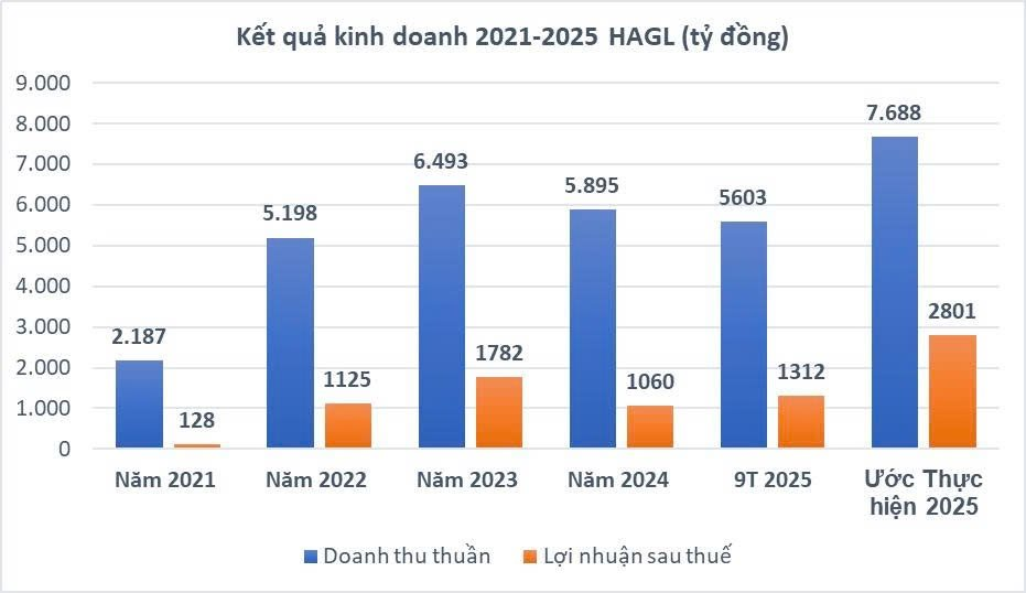 9 tháng mới lãi 1.300 tỷ, vì sao bầu Đức tuyên bố HAGL cả năm lãi 2.800 tỷ cao nhất lịch sử? - Ảnh 2