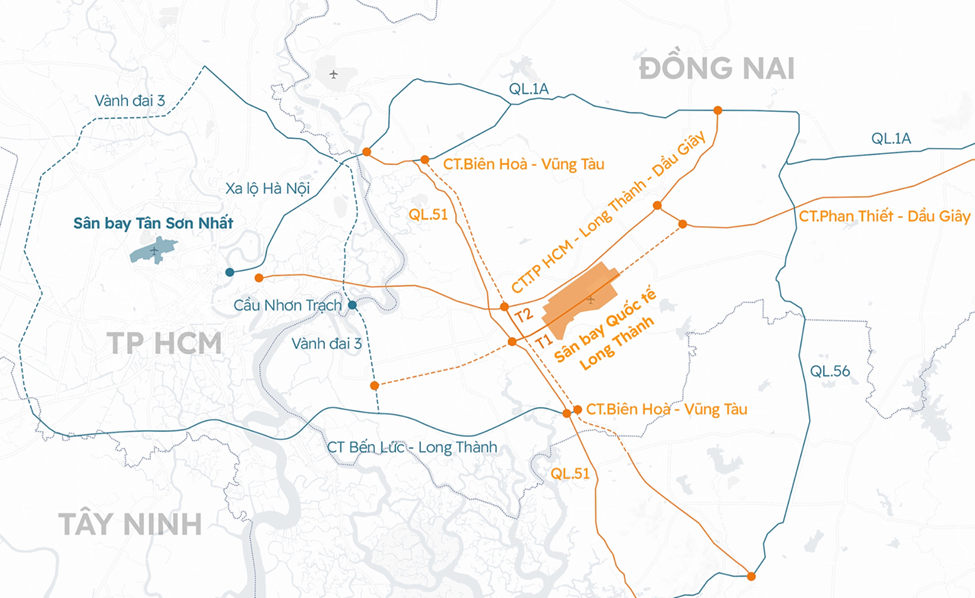 Các tuyến đường nối thẳng đến sân bay Long Thành đồng loạt tiến nhanh về đích - Ảnh 1