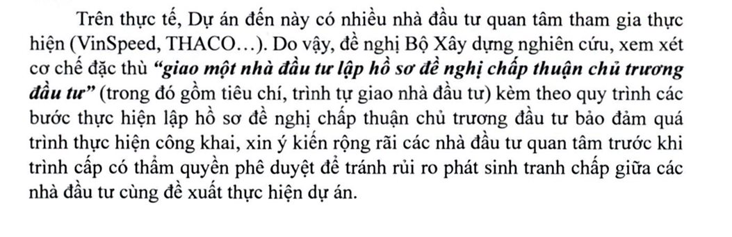 Bộ Tài chính đề xuất chỉ giao DA đường sắt cao tốc Bắc Nam cho một nhà đầu tư, nêu ý kiến về đề xuất có thể được vay vốn lãi suất 0% - Ảnh 1