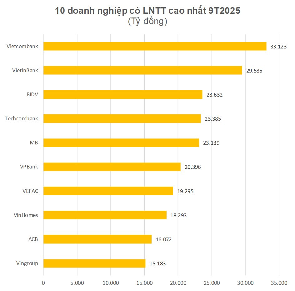 Nhận diện những 'đầu tàu' bứt phá trong bức tranh kết quả kinh doanh 9 tháng đầu năm 2025 - Ảnh 3