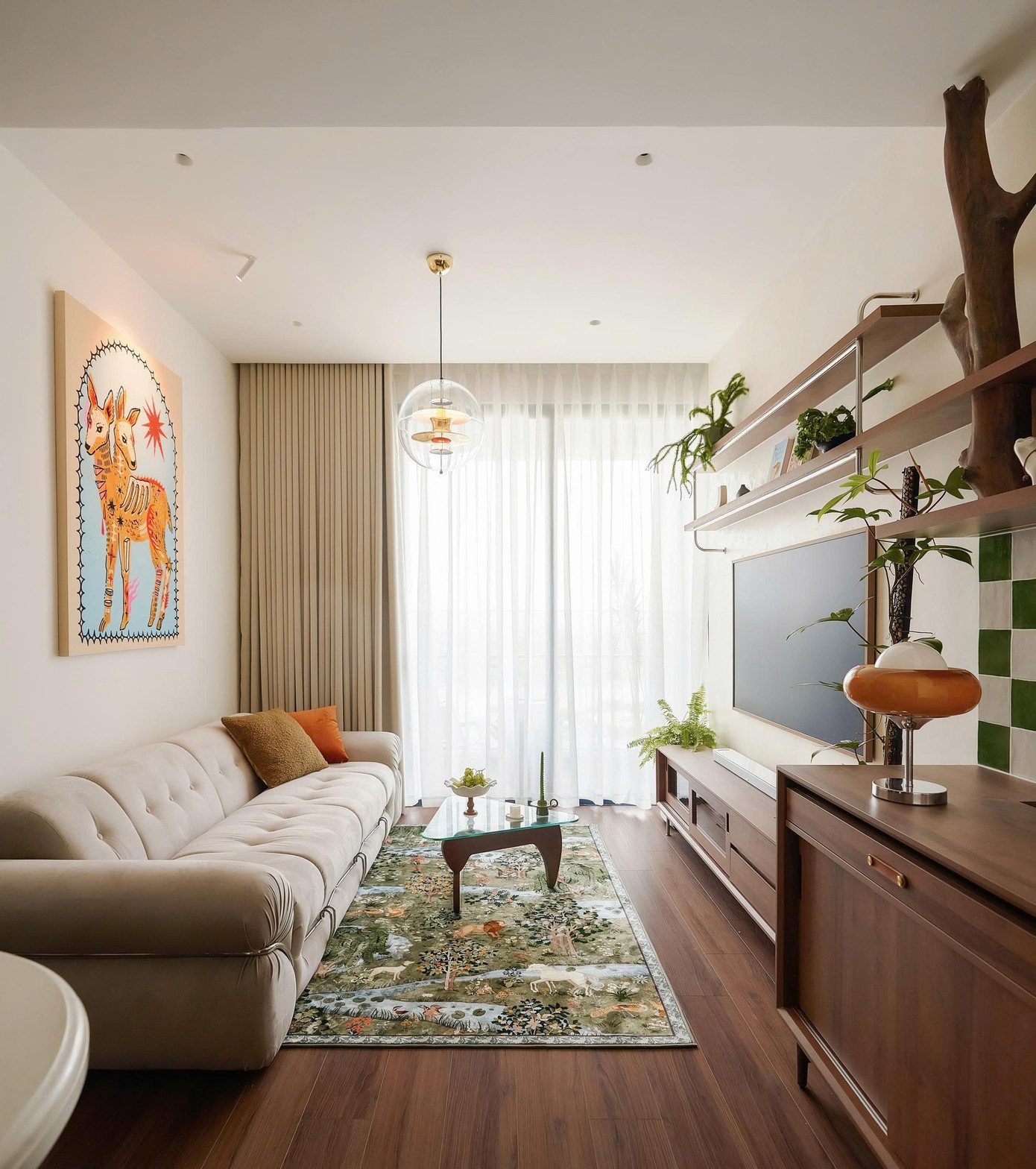 Căn hộ 100m2 dung hòa phong cách Mid-century và yếu tố bản địa - Ảnh 4