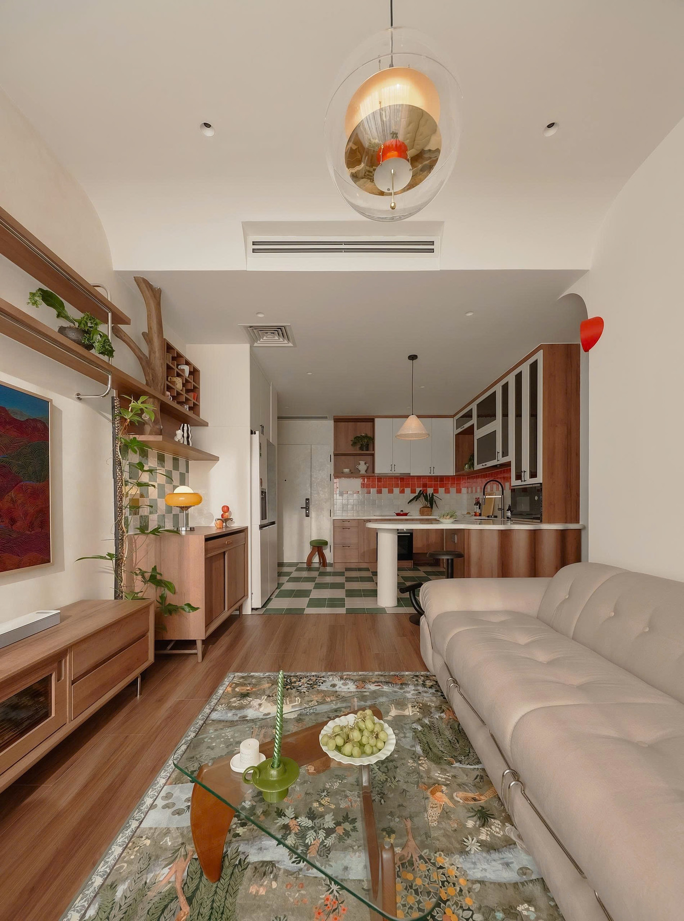 Căn hộ 100m2 dung hòa phong cách Mid-century và yếu tố bản địa - Ảnh 3