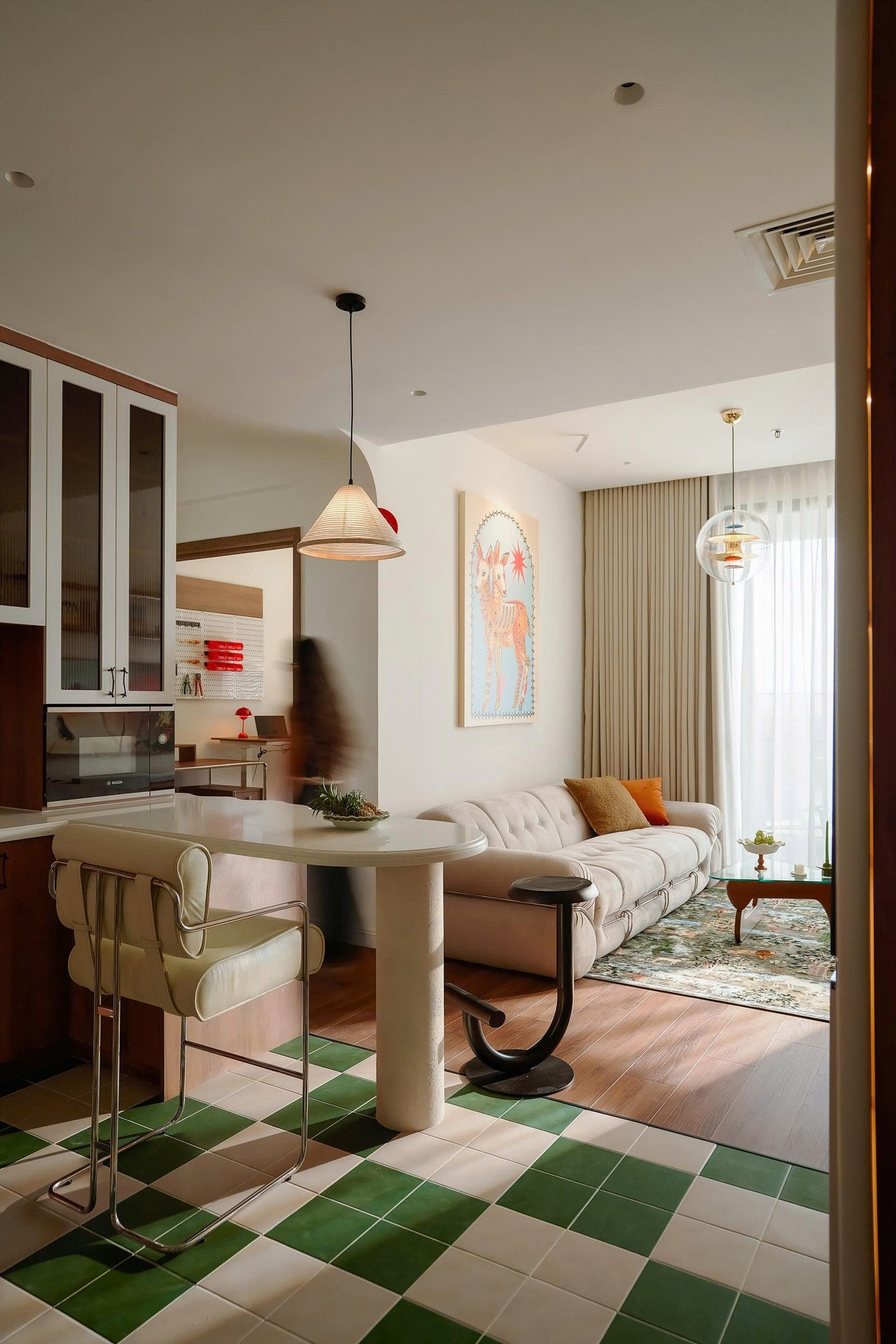 Căn hộ 100m2 dung hòa phong cách Mid-century và yếu tố bản địa - Ảnh 7