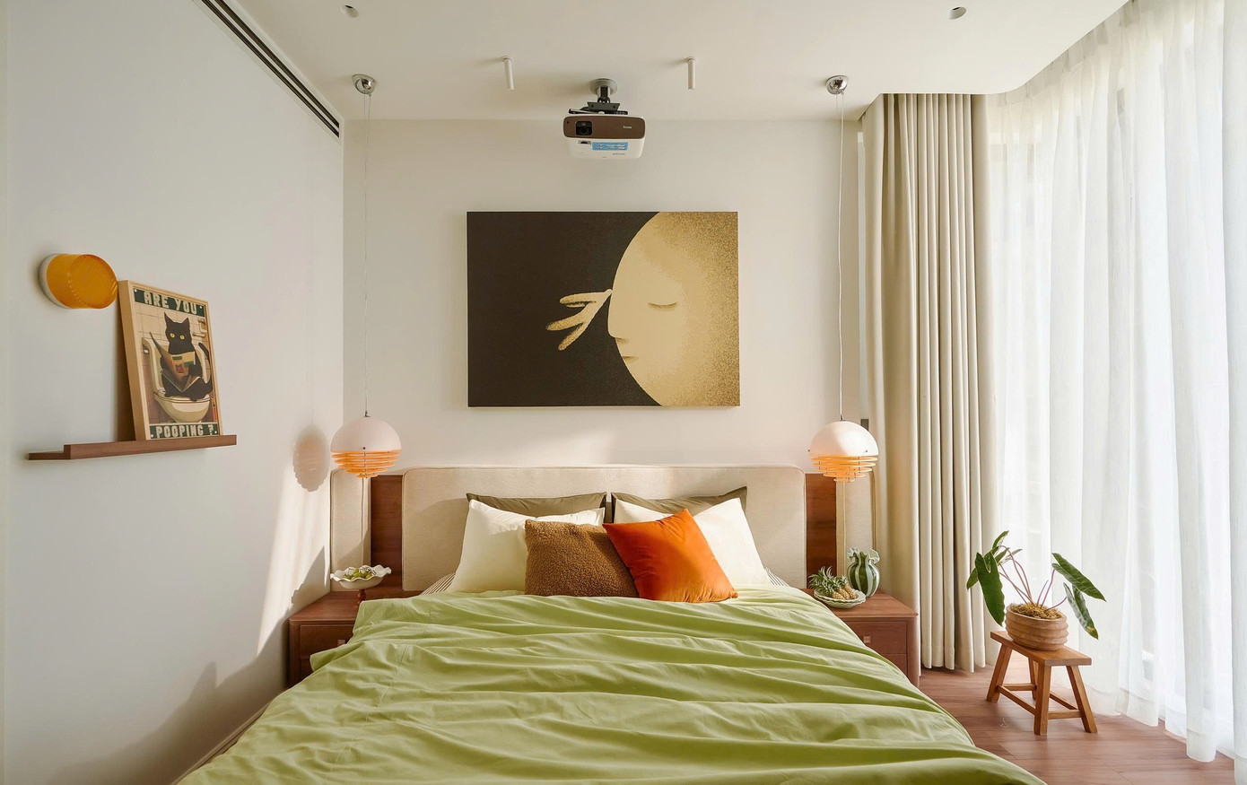 Căn hộ 100m2 dung hòa phong cách Mid-century và yếu tố bản địa - Ảnh 8