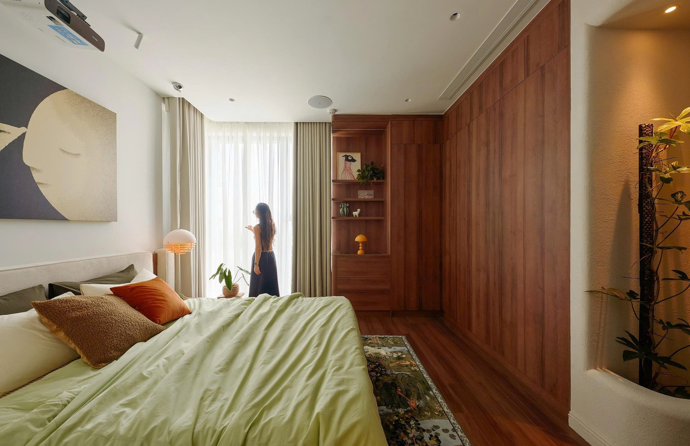 Căn hộ 100m2 dung hòa phong cách Mid-century và yếu tố bản địa - Ảnh 9