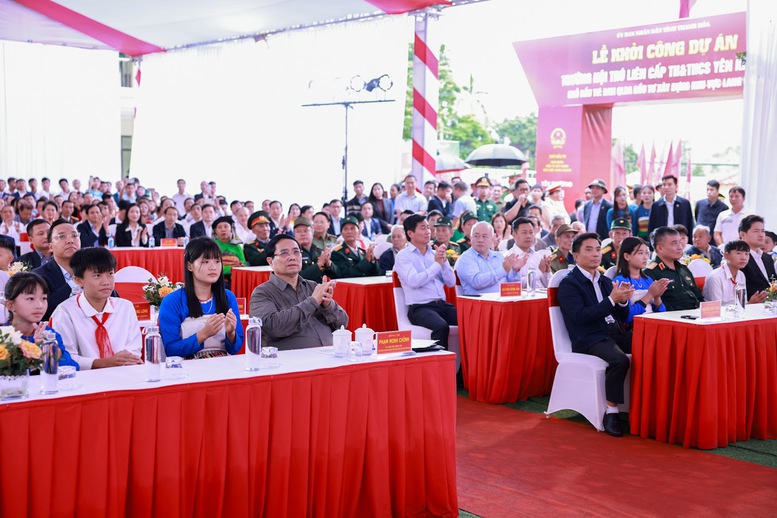 TỔNG THUẬT: Khởi công xây dựng các trường phổ thông nội trú tại các xã biên giới đất liền - Ảnh 2