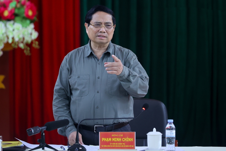 Thủ tướng Phạm Minh Chính làm việc với Thường trực Tỉnh uỷ Thanh Hóa - Ảnh 4