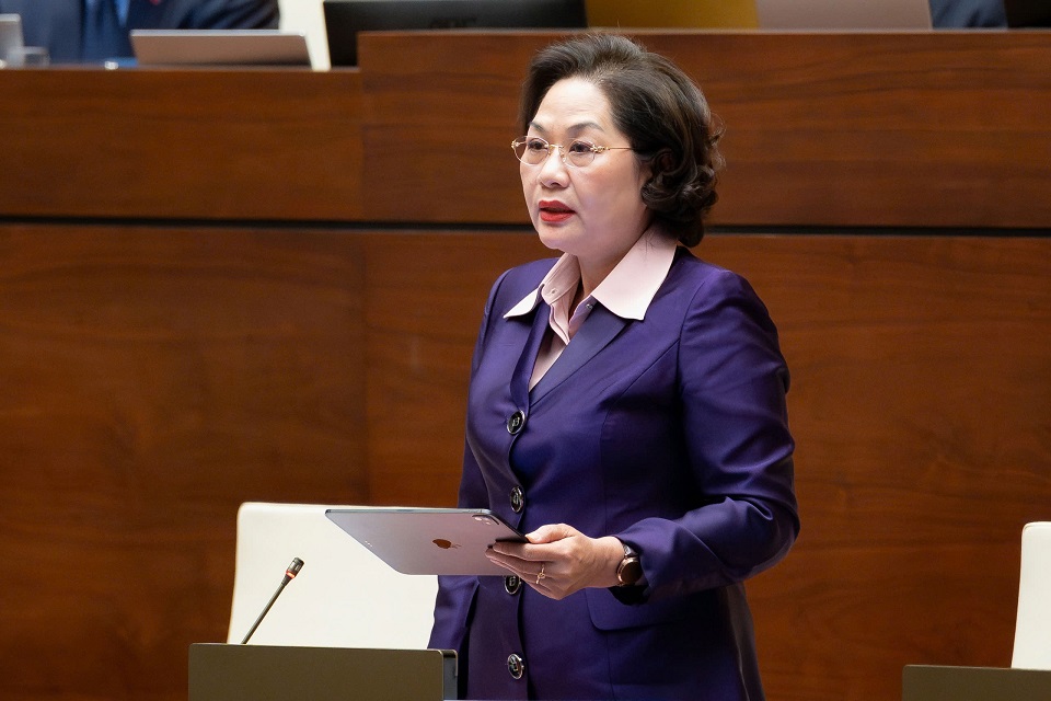 Thống đốc Nguyễn Thị Hồng: Dự án Luật Bảo hiểm tiền gửi sửa đổi quy định cả hai trường hợp phí đồng hạng và phí phân biệt - Ảnh 1