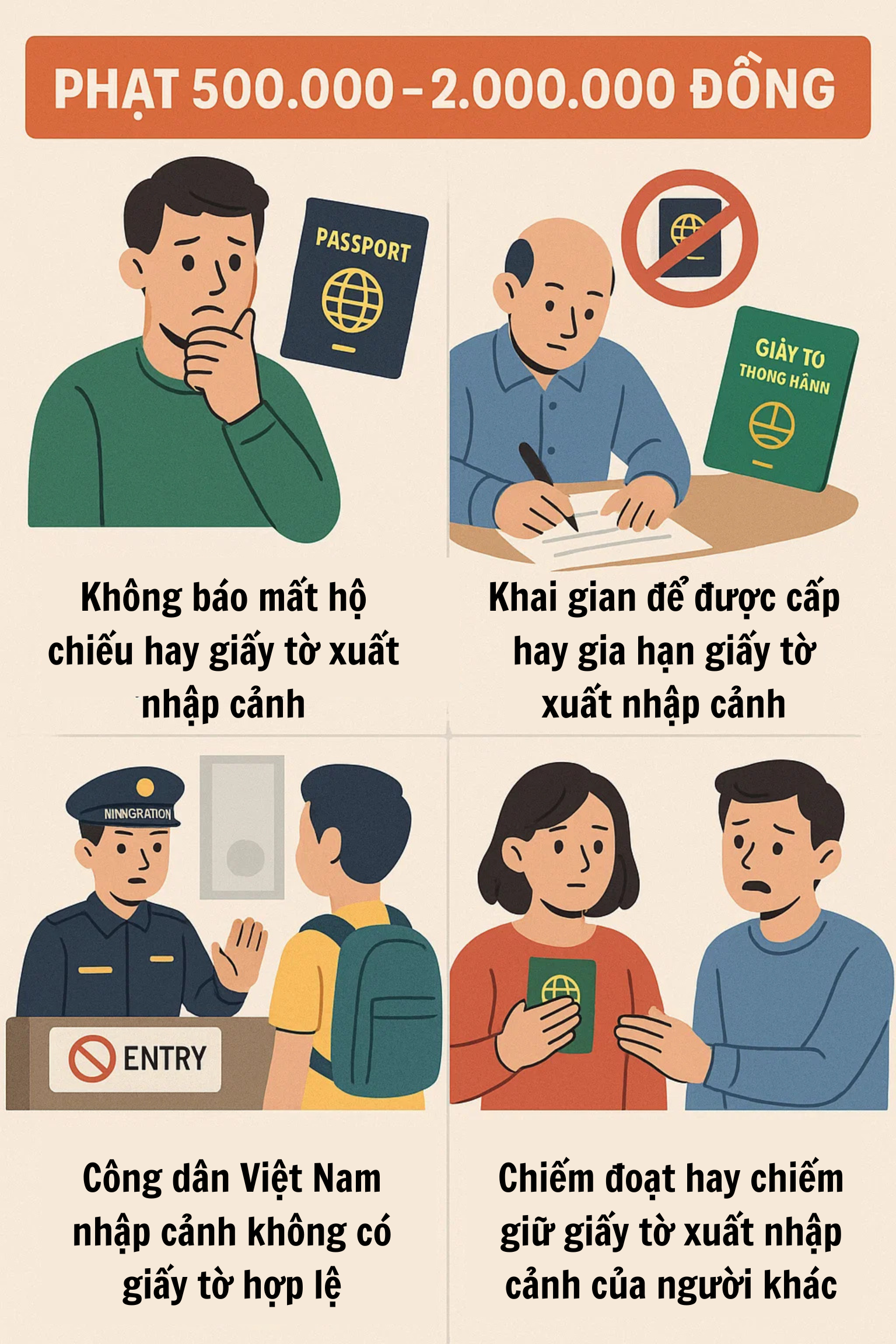 Thông báo khẩn liên quan đến xuất nhập cảnh của tất cả người dân cả nước từ ngày 15/12 - Ảnh 1