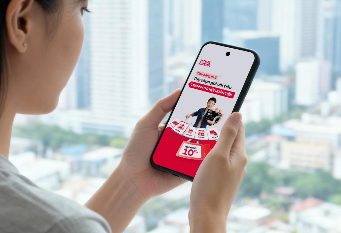 Thẻ tín dụng của Home Credit linh hoạt hoàn tiền theo nhu cầu tiêu dùng - Ảnh 1