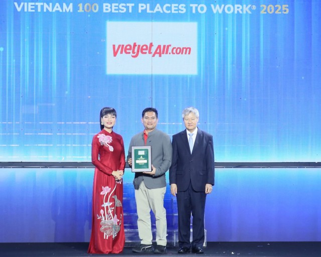 Vietjet nằm trong top “Nơi làm việc tốt nhất Việt Nam 2025” - Ảnh 1
